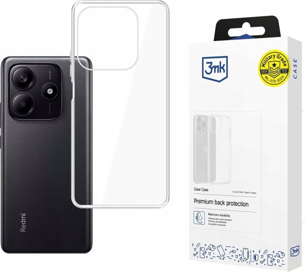 Θήκη 3MK Clear Case για Xiaomi Redmi Note 14 5G - Διάφανη Προστατευτική Θήκη