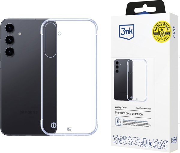 3MK Just20g Clear Case Θήκη για Samsung Galaxy S24 - Διαφανής