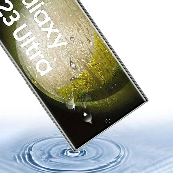 3MK Σκληρυμένο Γυαλί 3MK HardGlass Max για Samsung Galaxy S23 Ultra Μαύρο Finger Print