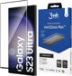 3MK Σκληρυμένο Γυαλί 3MK HardGlass Max για Samsung Galaxy S23 Ultra Μαύρο Finger Print