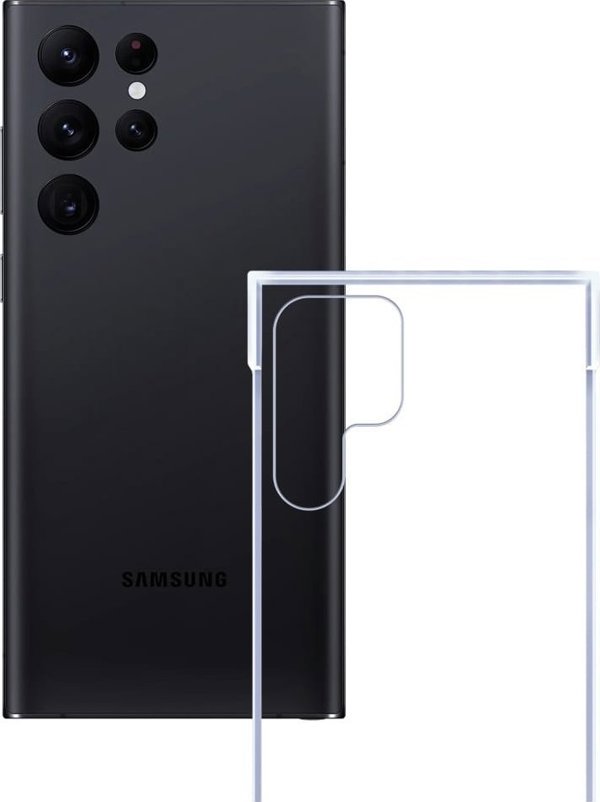 3MK Θήκη Just20g για Samsung Galaxy S22 Ultra 5G - Διαφανής, Λεπτή & Ανθεκτική στις Γρατζουνιές