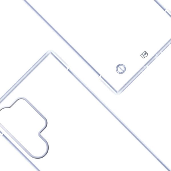 3MK Θήκη Just20g Clear Case για Samsung Galaxy S25 Ultra, Διαφανής, Εξαιρετικά Λεπτή και Ελαφριά