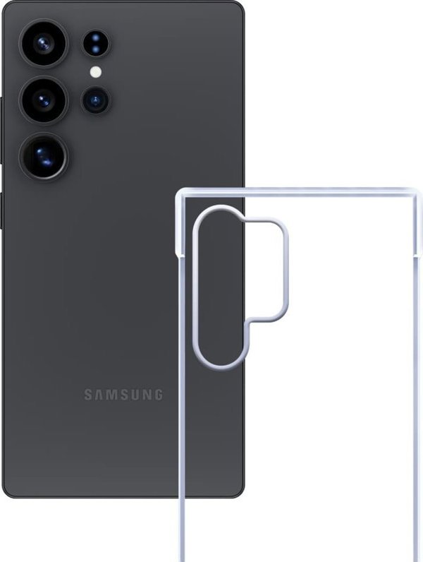 3MK Θήκη Just20g Clear Case για Samsung Galaxy S25 Ultra, Διαφανής, Εξαιρετικά Λεπτή και Ελαφριά