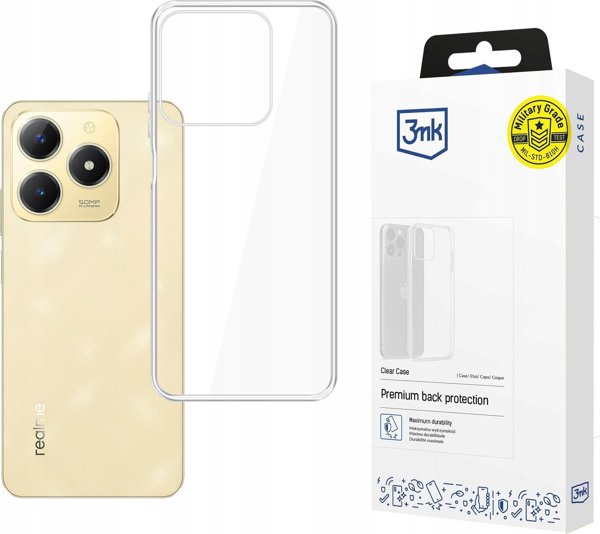 3MK Θήκη Clear Case για Realme C61 - Διάφανη Προστατευτική Θήκη Σιλικόνης