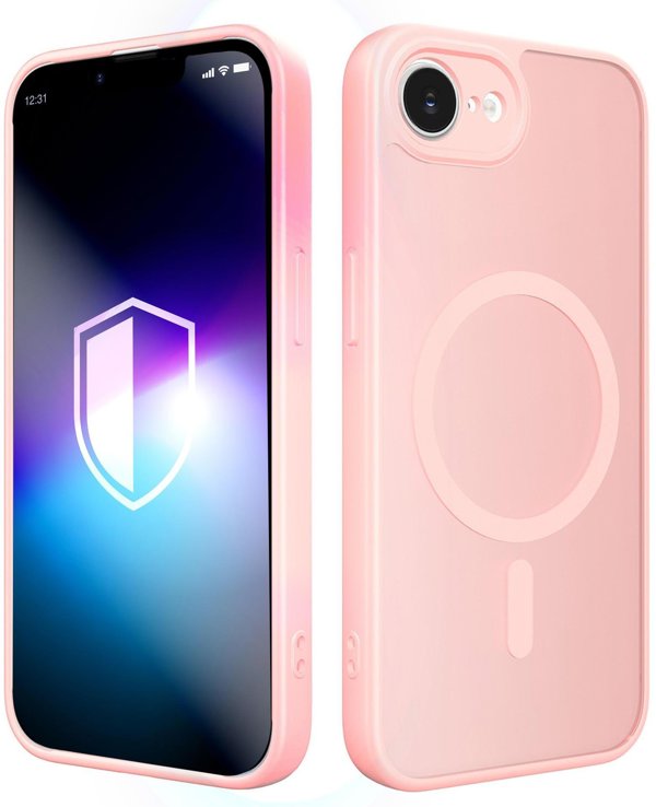 Θήκη 3MK Misty MagCase για Apple iPhone 16E / iPhone 17E, Ροζ, Συμβατή με MagSafe