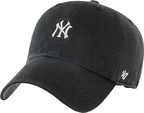 47 Brand 47 Brand MLB New York Yankees Base Runner Cap B-BSRNR17GWS-BKC Czarne One size