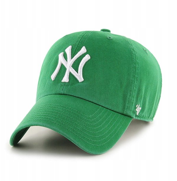47 Brand New York Yankees MLB Clean Up Cap B-RGW17GWS-KY Zielone One size