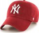 47 Brand New York Yankees MLB Clean Up Cap B-RGW17GWS-RZ Czerwone One size