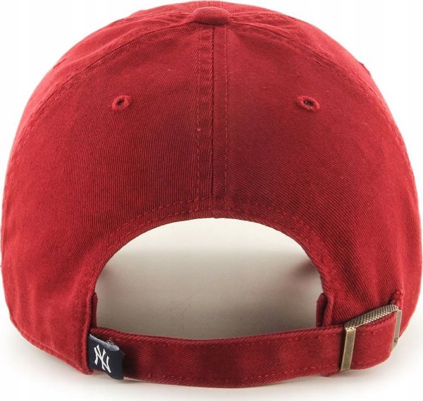 47 Brand New York Yankees MLB Clean Up Cap B-RGW17GWS-RZ Czerwone One size