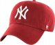 47 Brand New York Yankees MLB Clean Up Cap B-RGW17GWS-RZ Czerwone One size
