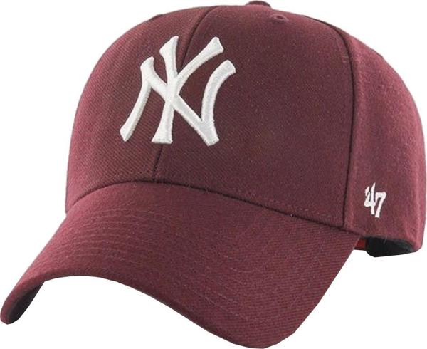 47 Brand 47 Brand New York Yankees MVP Καπέλο B-MVPSP17WBP-KM Μπορντό Ένα μέγεθος