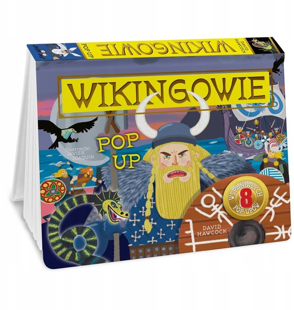 4Living Pop-Up Βιβλίο Wikingowie - Εκπαιδευτικό Παιχνίδι με Αναδυόμενες Εικόνες