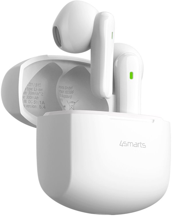 4smarts Wireless Headset SkyBuds Air, weiß