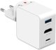 4smarts Netzladegerät GaN Flex HDMI 65W, weiß