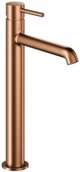 Bateria Mini Umywalkowa Stojaca Nablatowa Brushed Rose Gold Click Clack