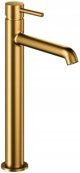 Μπαταρία νιπτήρα επιτραπέζια KFA Moza Brushed Gold με Click Clack