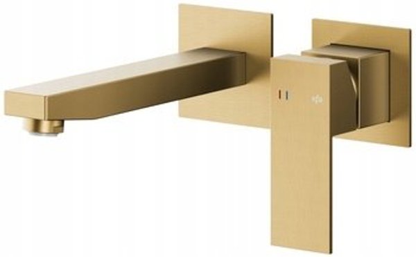 5139-810-39 / KFA / LOGON /  BATERIA UMYWALKOWA PODTYNKOWA, BRUSHED LIGHT GOLD