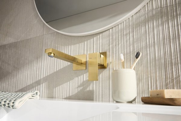 5139-810-39 / KFA / LOGON /  BATERIA UMYWALKOWA PODTYNKOWA, BRUSHED LIGHT GOLD