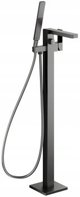 Επιδαπέδια Μπαταρία Μπανιέρας PVD Gun Metal Grey