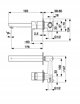 5139-810-61 / KFA / LOGON /  BATERIA UMYWALKOWA PODTYNKOWA, GUN METAL GREY