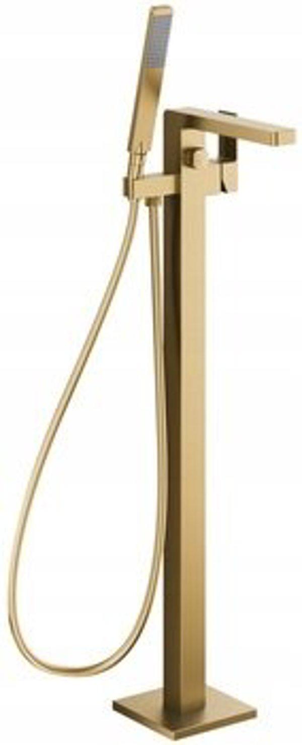 Ελεύθερη μπαταρία μπανιέρας Logon PVD Brushed Light Gold