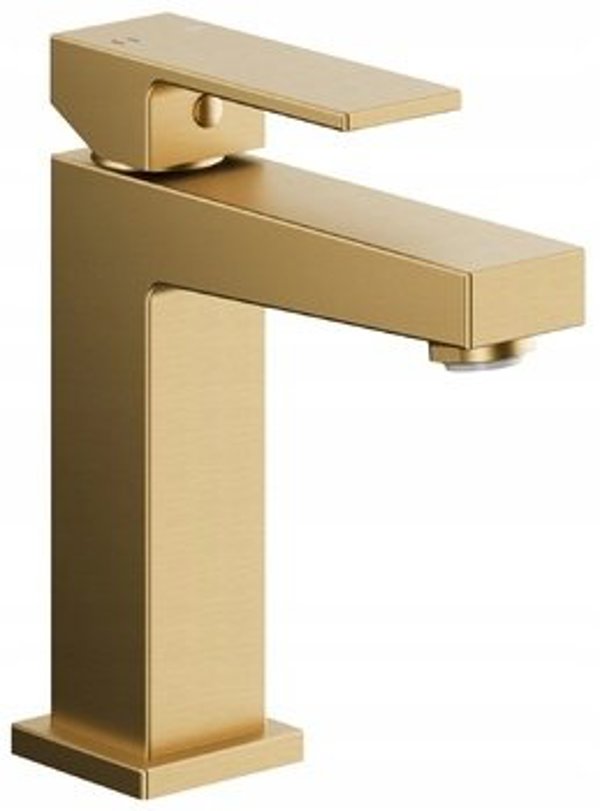 Επιτραπέζια μπαταρία νιπτήρος Logon Brushed Light Gold με Click Clack