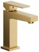 Επιτραπέζια μπαταρία νιπτήρος Logon Brushed Light Gold με Click Clack