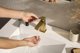 Επιτραπέζια μπαταρία νιπτήρος Logon Brushed Light Gold με Click Clack