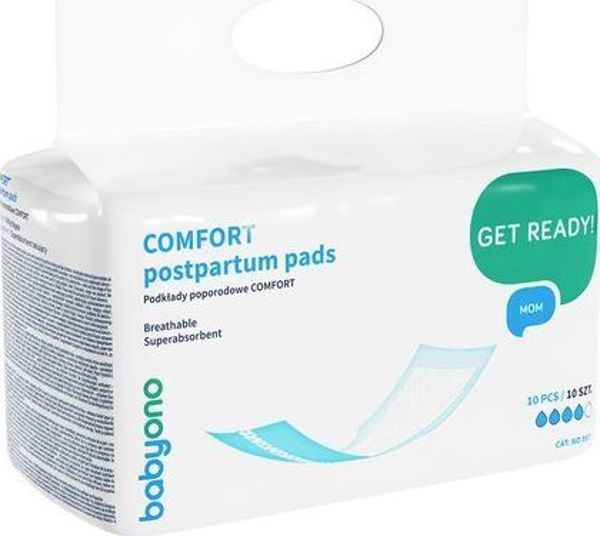 Επιθέματα Μετά Τον Τοκετό Comfort, Απορροφητικά, 10 Τεμάχια