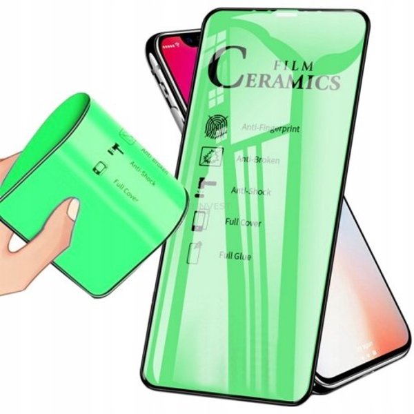 5D Full Glue Ceramic Glass - do iPhone 14 Pro Max czarny