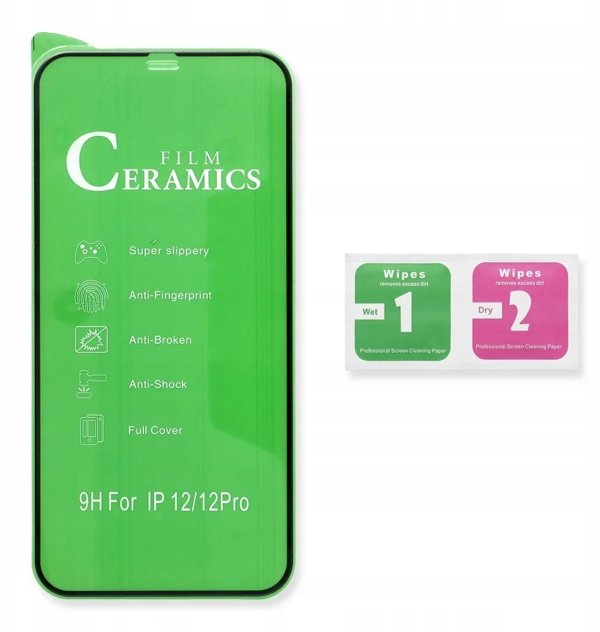 5D Full Glue Ceramic Glass - do iPhone 14 Pro Max czarny