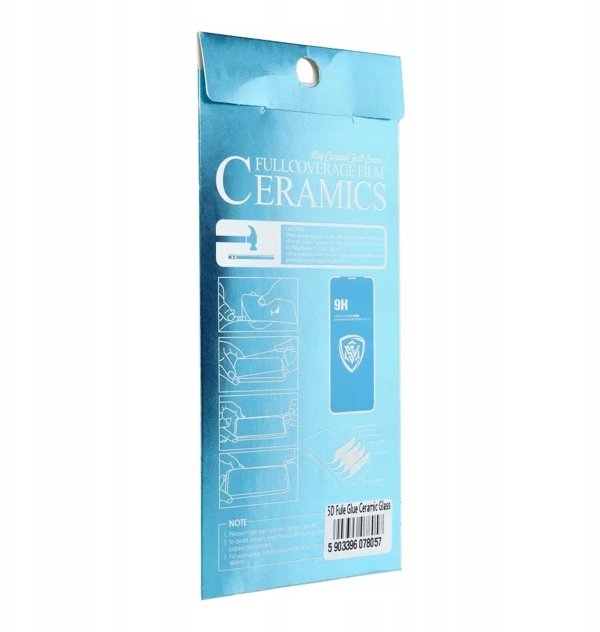 5D Full Glue Ceramic Glass - do iPhone 14 Pro Max czarny
