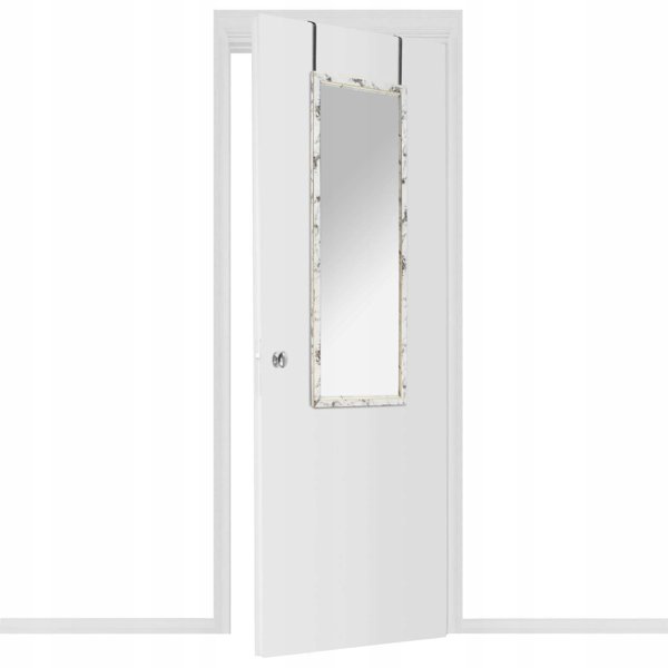 5five Wysokie lustro do zawieszenia na drzwiach rama wzor marmuru 94,5 x 34 x 1,65 cm