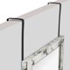 5five Wysokie lustro do zawieszenia na drzwiach rama wzor marmuru 94,5 x 34 x 1,65 cm