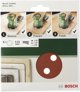 5-piece sandpaper set for eccentric sander G80 Bosch 2609256A17