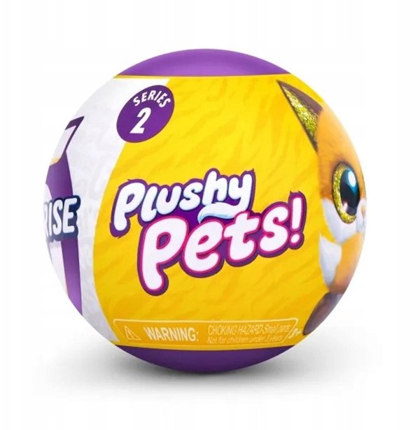 5 Surprise 5SURPRISE Μινιατούρες Plushy Pets Σειρά 2 - Παιχνίδι Έκπληξη με Λούτρινο Κατοικίδιο (Τυχαία Επιλογή) 77488GQ2