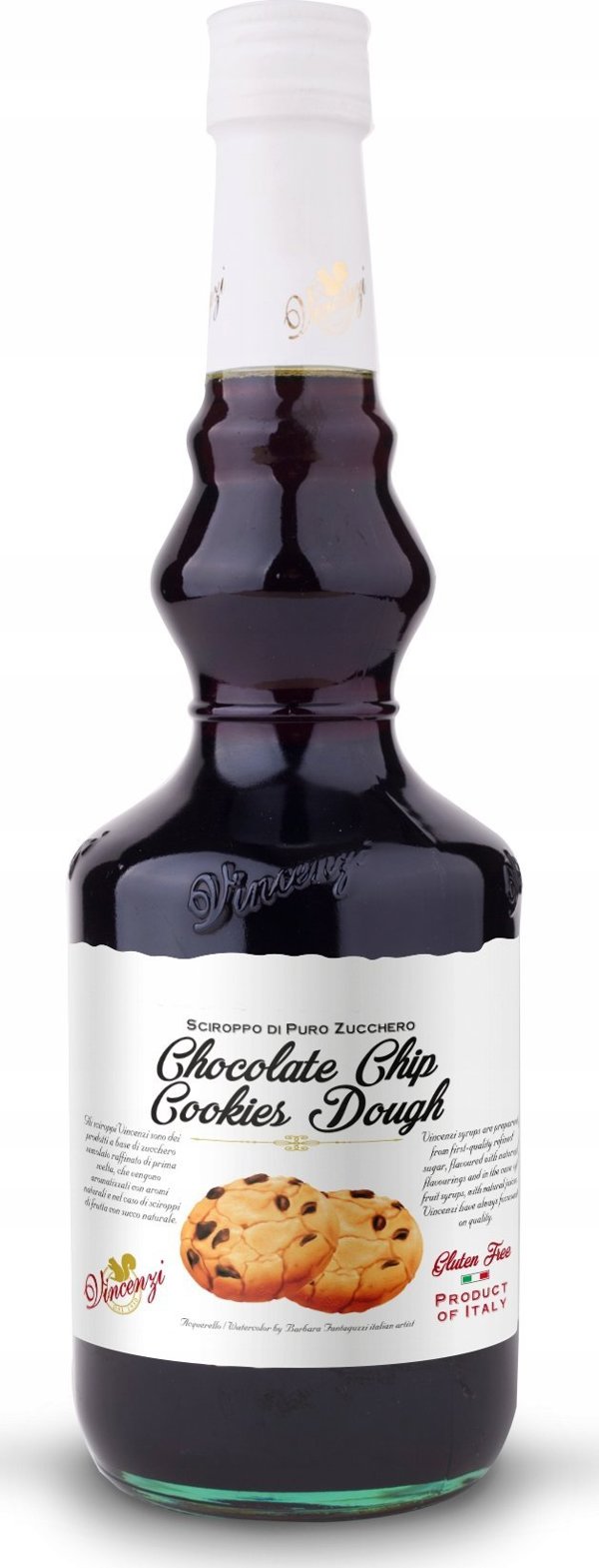 6PAK Nutrition Sirupas VINCENZI Chocolate Chip Cookie 700ml