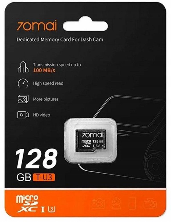 70mai Omni X800 4K Czerwona + karta 70mai SD 128GB