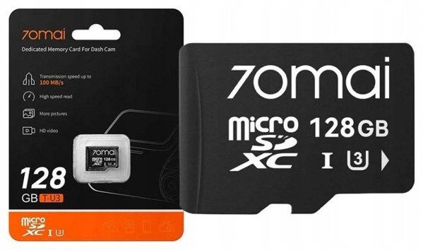 70mai Omni X800 4K Czerwona + karta 70mai SD 128GB