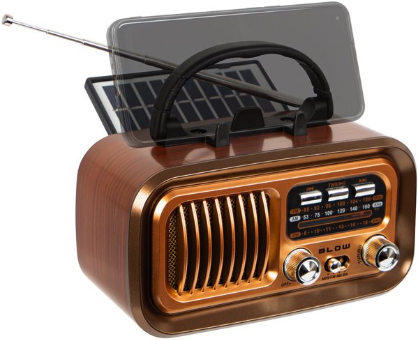 Ραδιόφωνο Φορητό Αναλογικό AM/FM BT Blow RA16 Ηλιακό