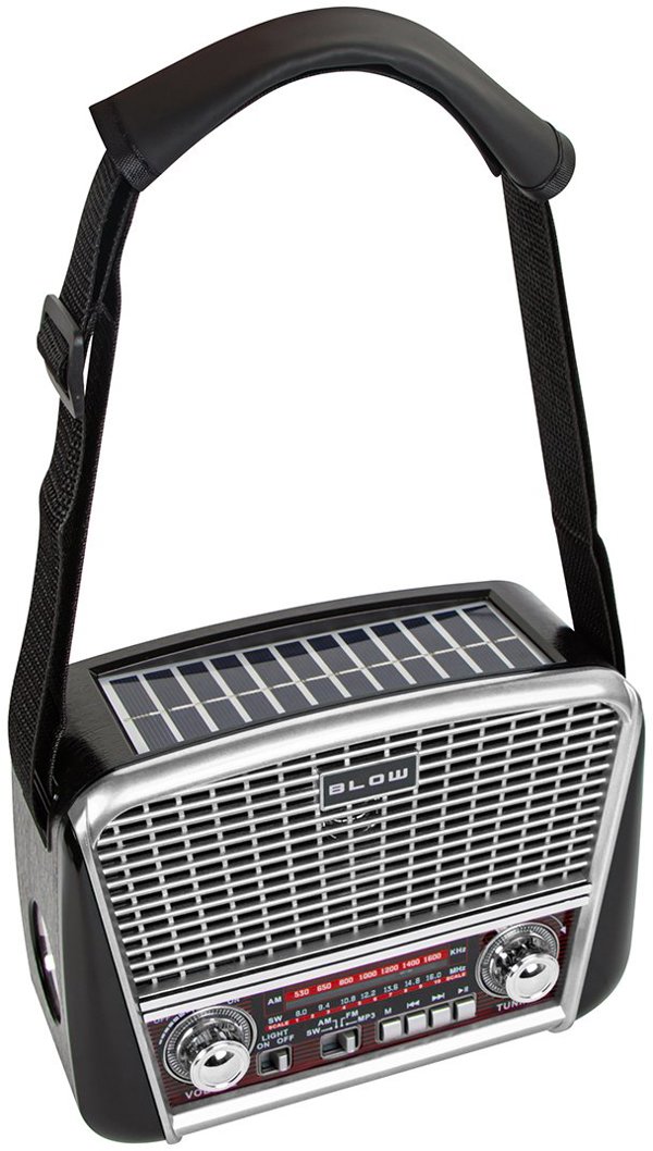 Φορητό Αναλογικό Ράδιο AM/FM με Bluetooth RA17 Blow Ασημί Ηλιακό