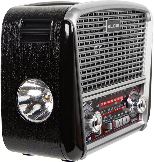 Φορητό Αναλογικό Ράδιο AM/FM με Bluetooth RA17 Blow Ασημί Ηλιακό