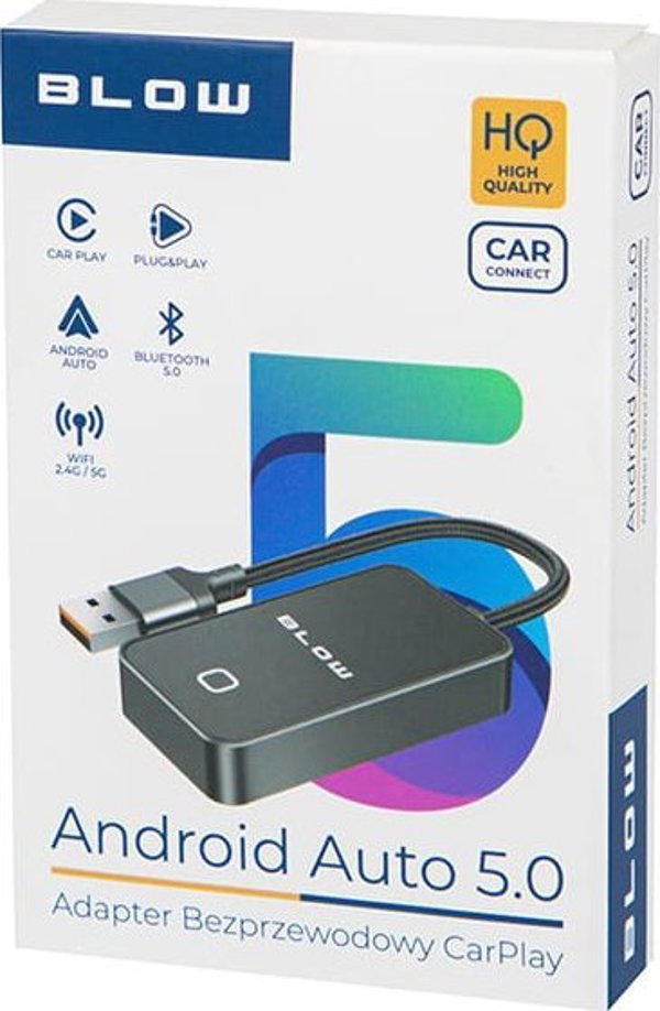 78-429# Bezprzewodowy adapter carplay / androidauto 5.0 carconnect uniwersalny blow