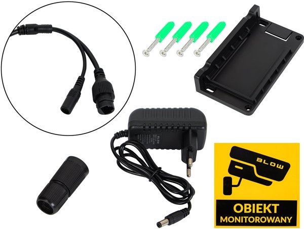 78-680# Kamera blow wifi 3 obiektywy 6mp v380 czarna