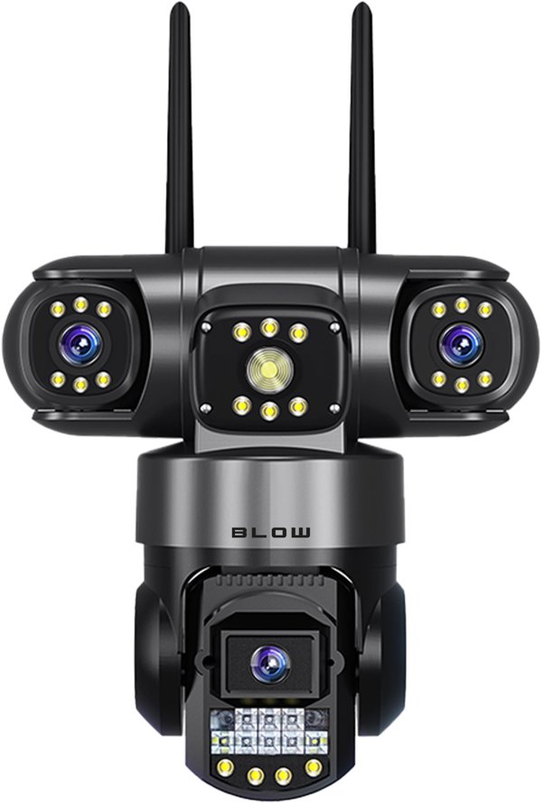78-680# Kamera blow wifi 3 obiektywy 6mp v380 czarna