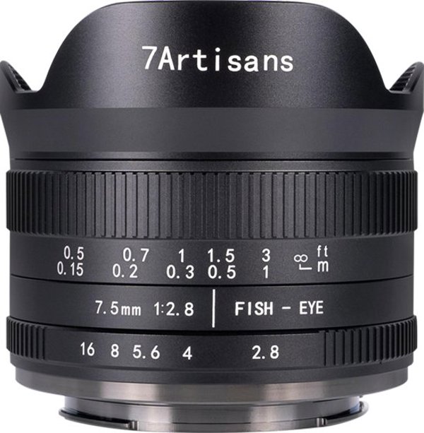 7Artisans 7.5mm F2.8 II Sony E