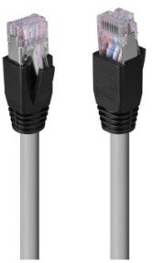 80-metrowy kabel sieciowy Cat.6A U/FTP LSZH Solid Core, szary