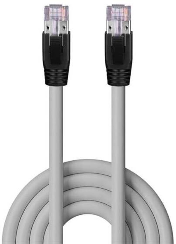 90-metrowy kabel sieciowy Cat.6A U/FTP LSZH Solid Core, szary
