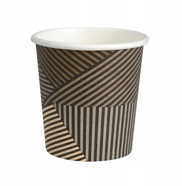 Abena Ποτήρι Χάρτινο Coffee Cup Lines Gastro Καφέ, 10-12cl, 4oz, 6x6.2cm - 50 Τεμάχια