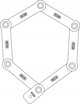 Κλειδαριά Ποδηλάτου Abus Bordo uGrip 5700K/80, Πτυσσόμενη, 80cm, Μαύρο